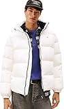 Tommy Jeans Herren Pufferjacke Essential Down Jacket Warm, Weiß (Ecru), L
