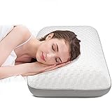 Fityou Memory Foam Kissen, nackenstütz Kissen, Ergonomisches Schlafkissen, Kühl Kissen, doppelseitiges Design, waschbarer Kissenbezug(70x40x13cm)