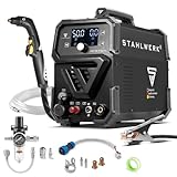 STAHLWERK Plasmaschneider CUT 50 P Digital – 50 A Inverter Plasma Cutter mit HF-Pilotzündung, digitaler Anzeige, THC-Schnittstelle für CNC-Höhenregelung, Schneidleistung max. bis 20 mm