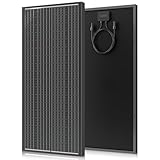 Rvpozwer Solarpanel 100W 12v solarmodule 100 Watt Solarmodul System mit hohem Wirkungsgrad monokristallinen Modul für Wohnmobil Wohnwagen Camping Off-grid Gartenhäuse Boot