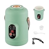 Elektrischer Hot Pot, Tragbarer Elektrischer Topf 800ML Ramen-Kocher mit 6 Modi & Timer Reise-Kochtopf Nudel Kocher Aler Fauler Topf für die Zubereitung von Suppen, Reis, Tee, Brei