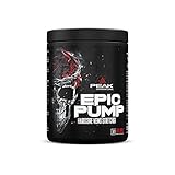 Epic Pump - 500g Geschmack Red Apple I 20 Portionen I Pre Workout Booster I ohne Stimulanzien I L-Citrullin Malat I L-Arginin AKG/Nitrat I Taurin I vegan