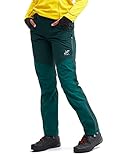 RevolutionRace Wasserdicht Silence Proshell Pants für Damen, Outdoor-Shellhose mit optimaler Bewegungsfreiheit, Deep Teal, L