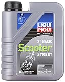 LIQUI MOLY Motorbike 2T Basic Scooter | 1 L | Motorrad 2-Takt-Öl | Art.-Nr.: 1619, Silber