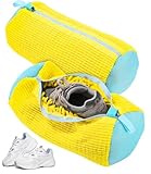 letaofang Shoe Wash Bag, Washing Machine, Shoe Bag, Washing Machine, Pack of 2, Multi Laundry Bag Shoes with 360° Cleaning Fluff, Self-Cleaning Shoes, Washing Bag for Washing Machine and Dryer