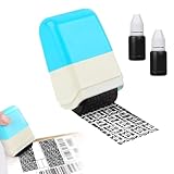 Wortbanddrehstempel, Datenschutz Rollstempel, Rollstempel Camouflage, Identitätsdiebstahlschutz-Rollenstempel,Identität Diebstahl Prävention Stempel, für Identität Privatsphären