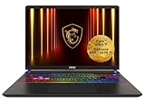 MSI Vector 16 HX AI Gaming-Laptop, 16' QHD+ 240 Hz Display, Intel® Core™ Ultra 7 255HX, NVIDIA GeForce RTX 5070 Ti, 16 GB RAM, 1 TB SSD, Windows 11 Home, QWERTZ Tastatur, Cosmos Grau, A2XWHG-264