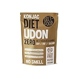 DIET-FOOD Udon Konjak Nudeln - Glutenfreie Kalorienarme Asia Nudel - Low Carb Keto Noodles - Vegan Halal Aus Konjakmehl - Shirataki Glutenfreie Nudeln - Suppennudel Spaghettinudeln