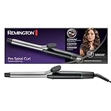 Remington Lockenstab kleine Locken [19mm] Pro Sprial Curl (4-facher Schutz, antistatische Keramik-Turmalin-Beschichtung) -Digitales-Display bis 210°C, mit Klemme, enge & definierte Ringellocken,CI5519