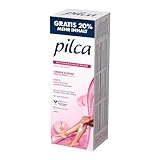 pilca Enthaarungscreme 'Körper', 150 ml Tube, sanfte Haarentfernung für Beine, Arme, Achseln und Bikinizone, Creme mit Moringa-, Amla- & Kamelien-Öl, inkl. Präzisionsspatel, vegan & ohne Mikroplastik