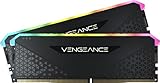 Corsair Vengeance RGB RS 32 GB (2 x 16 GB) DDR4 3.200MHz C16 Arbeitsspeicher (Dynamische RGB-Beleuchtung, Kompatibilität mit Intel & AMD 300/400/500 Series) Schwarz, CMG32GX4M2E3200C16