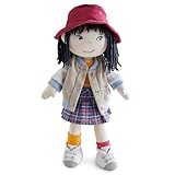 HABA Puppe Yuki – Coole 30cm Stoffpuppe für Kleinkinder – Kinderleicht an- und ausziehbar, pflegeleicht & waschbar – Ab 18 Monaten – 2011829001