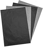 Transferpapier, schwarzes Kohlepapier, einseitig, schwarzes Graphit, Transferpapier zum Malen, Malen, Kopierpapier, 25 Blatt, 23 x 33 cm, Schreiben, tragbarer Kunstdruck, Handwerk
