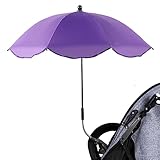 Kinderwagen Regenschirm für Kleinkinder, Sonnenschirm für Kinderwagen - Tragbarer Sitz-Sonnenschirm für Kinder, Sonnenschirm für Strandkorb Rollstuhl Reisen