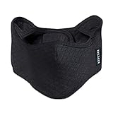 KIVETAI Halbe Gesichtsmaske Winterwärmer Staubmaske Windundurchlässige Mundmaske Skimaske mit Gehörschutz für Erwachsene für Motorrad, Radfahren, Skifahren, Snowboard, Wandern, Outdoor-Aktivitäten