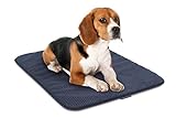 MyBestBuddy Hundematte grau Basic 70x45 cm M mit weichem Stoff extra für Haustiere - 40°C waschbar, allergikerfreundlich - Hundekissen BZW. Hundebett für mittlere Hunde, 70 x 45 cm