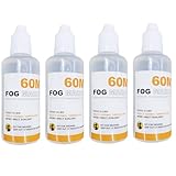 LENSGO Glycerin Propylene Glycol Mixture Nebelflüssigkeit für Smoke B/Smoke S/Smoke S MINI, Smoke K Handnebelmaschinen, 60ml Nebelflüssigkeit X4 Universal Market 99% der Handnebelmaschinen.