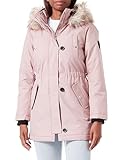 ONLY Damen ONLIRIS Winter Parka CC 2023 OTW Mantel, Rose Dust/Detail:Nature FUR, S