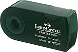 Faber-Castell 582800 - Doppelspitzdose 9000, grün, Dunkelgrün
