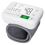 medisana BW 355 Handgelenk-Blutdruckmessgerät, Blutdruck- und Pulsmesser mit Ampel-Skala und Speicherfunktion für 2 Benutzer, Blutdruckmanschette mit Aufbewahrungsbox