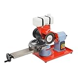 Sägeblattschärfer,250 W Elektrischer Sägeblattschärfer mit Wassertank, 2800 U/min Sägeblattschleifmaschine，Einstellbarer Schleifwinkel,für die Holzbearbeitung