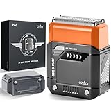 Elektrorasierer für Männer Gesicht, Mini Elektrorasierer mit 3 Klingen, USB-C Wiederaufladbarer Folienrasierer, Reiserasierer für Männer, Wasserdicht, Kabellos, Metallrasierer mit Reiseetui
