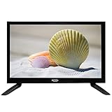 XORO HTC 1949 V2-18.5' Zoll (47cm) LCD HD Fernseher mit HDTV Triple Tuner, Slot-In DVD Player, USB 2.0 Mediaplayer, CI+ Schacht, 12V Anschluss, Schwarz