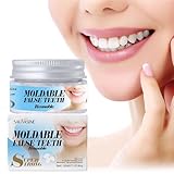 Temporäre Zahnfüllung Reparatur Kit, Zahnreparatur Zahnreparatur Perlen für temporäre Fixierung Füllung fehlende gebrochene Zähne Formbare gefälschte Zähne