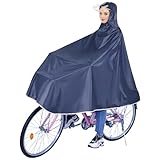 Nizirioo Wasserdicht Radfahren Regen Poncho, Radfahren Regen Poncho mit Kapuze, Compact Regen Cape fur Damen Herren, Portable Leichte Regenjacke für Fahrräder, Mountainbikes, Elektrofahrräder