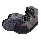 Kylebooker KBFSAA Watstiefel für Fliegenfischen, atmungsaktiv, wasserdicht, für Outdoor-Jagd, rutschfeste Watstiefel, Grün - Größe: 45 EU