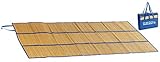 PEARL beach Faltbare Bast-Strandmatte mit Tragegriffen, 180 x 90 cm