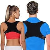 Haltungstrainer zur Haltungskorrektur – für eine ergonomische und gesunde Körperhaltung, die Linderung von Nacken-, Schulter- und Oberen Rückenschmerzen für Männer und Frauen