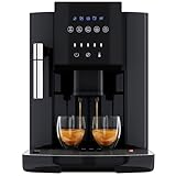 ProfiCook® Kaffeevollautomat mit Milchaufschäumdüse für Cappuccino | Kegelmahlwerk | mit Vorwärmfunktion für Tassen | italienische Profi-Pumpe | Touch-Display | Kaffeemaschine | PC KAV 1281