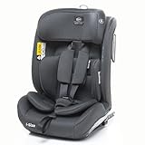 4BABY kindersitz mit isofix 76-150 cm Go-Fix, einstellbar, schutzeinlage, Vorwärtsgerichteter Einbau, I-Size (Graphite)