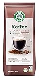 LEBENSBAUM Kaffee Gourmet Klassisch, gemahlen, Bio Kaffee aus Arabica-Bohnen gemahlen, Intensität 3/5, ausgewogener, aromatischer Genuss, 500 g