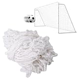 Fußballtor Netz, Tornetz 3x2m 2Pack, Fußballtornetz,Tornetze Ersatznetz Fußball für Sport Match Training,Polypropylenfaser Ersatznetz für Fußballtor Sportspiel,Robuste Netze, Fussballnetze für Tore