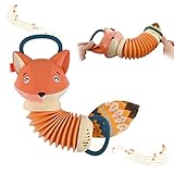 Coriver Fuchs Akkordeon Babyspielzeug 6-12 Monate, Musik Babyspielzeug mit 10+ Soundeffekten, Sensorik Spielzeug Baby ab 1 Jahre Jungen Mädchen