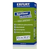 Kleister Rauhfaser Tapetenkleister Raufasertapete Papiertapete 200g Pulverkleister transparent für 30m² ca 3 Rollen