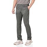 Amazon Essentials Herren Stretch-Golfhose in schmaler Passform, Grau, 33W / 32L