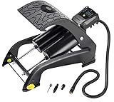 MICHELIN Digitale Fußluftpumpe Zweizylinder Für Fahrrad, Motorrad und Auto, Luftpumpe mit Digitaler Anzeige