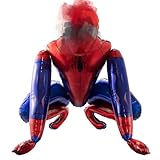 ZZX Luftballon 3D Spinne Geburtstagsdeko Ballon, 6pcs (1 Kopf, 2 Hände, 2 Beine), Biologisch Abbaubare Aluminiumfolie, Jungen-Thema, Perfekt für Jungen Geburtstagsfeier