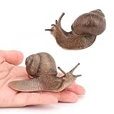 zalati Tierfigur, Simulationsspielzeugfigur zum Lernen, Lernspielzeug, Feengarten-Dekoration – Schnecke