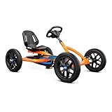 BERG Gokart Buddy B-Orange | Kinderfahrzeug, Tretauto mit Optimale Sicherheid, Luftreifen und Freilauf, Kinderspielzeug geeignet für Kinder im Alter von 3-8 Jahren