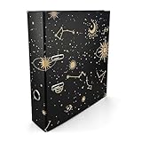 Netuno Design 1x Ringordner DIN A4 70 mm breit mit 2 Ringen Weltraum-Design für Schule Büro Zuhause Dokumente Schulhefte Zeichnungen Schulordner a4 Ordner Karton Kunststoff Büroordner Akten-Ordner