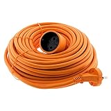 Zenitech Prolongateur 16A HO5VV-F 2x1.5 Orange 20m