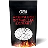 460 Weihrauch-Kapseln Boswellia Serrata, Hochdosiert 400mg pro Kapsel - 80% Boswellia-Säuren, Premium Qualität, für Veganer geeignet