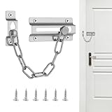 Flintronic Türkette, Edelstahl Sicherheitskette, Tür Kettenschloss mit Schrauben, Innen Türkette Haustür, Türsicherheitskette, Türkettenschloss Diebstahlschutz für Hotel Familie Innentüren Türen