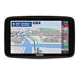 TomTom Navigationsgerät GO Discover (6 Zoll, Stauvermeidung Dank TomTom Traffic, Karten-Updates Welt, schnelle Updates via WiFi, Verfügbarkeit von Parkplätzen, Kraftstoffpreise)