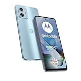 Motorola Mobility Moto g54 5G (6,5'-FHD+-Display, 50-MP-Dual-Kamera, 8/256 GB, 5000 mAh, Android 13) Glacier Blue, inkl. Schutzcover [Exklusiv bei Amazon]