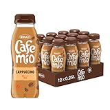 Cafemio Cappuccino | Eiskaffee-Genuss To-Go | Einzigartiger Kaffeegeschmack mit bester Alpenmilch aus Österreich | die Kaffeepause für unterwegs | 12x 250ml PET